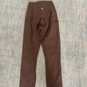 Lululemon Align Leggings with Pockets, Size 2, Color Java, 25 inch length